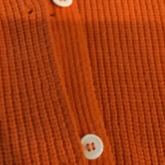 Tangerine orange Cardigan size L - Picture 5 of 5